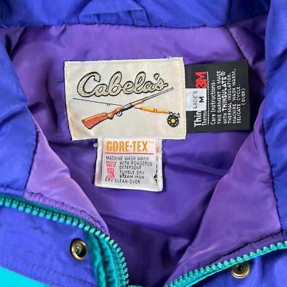 Vintage 90s Cabelas Gore-tex Thinsulate coat, size med - Picture 9 of 15